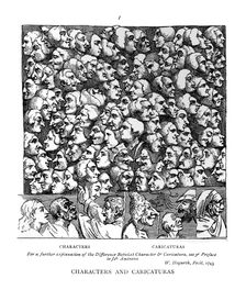 Characters and Caricaturas 1743. Artist: William Hogarth