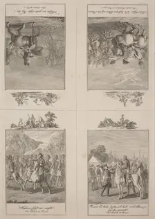 Charakteristik Friedrichs II (Part III), 1800. Creator: Daniel Nikolaus Chodowiecki