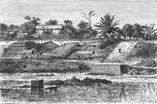 'Charcoal stores at the Gaboon; The Gaboon. 1875. Creator: Unknown
