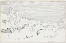 Charenton-le-Pont, ca. 1893. Creator: Joseph Pennell (American, 1857-1926)