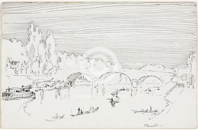 Charenton-le-Pont, ca. 1893. Creator: Joseph Pennell (American, 1857-1926).