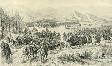 Charge of Cavalry to Cover the Retreat of the Guns...11th December 1879 (1901). Creator: J Schonberg