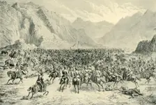 Charge of Punjab Cavalry in the Second Action Near Charasia, on 24th April 1880 (1901). Creator: Unknown