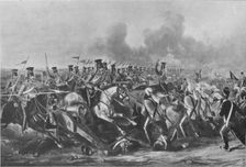 Charge of the 16th (Queen's Own Lancers) at the Battle of Aliwal, January 28, 1846 1847 (1909). Creator: John Harris the Younger