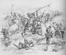 Charge of the 16th Uhlans 1902. Artist: Evelyn Stuart Hardy