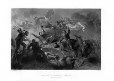 Charge of the Zouaves, Capture of Roanoke Island, North Carolina, 1862-1867.Artist: JJ Crew