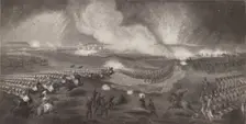 Charge of the British Troops on the Road to Windlesham, April 24, 1854 1854 (1909)