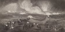 Charge of the British Troops on the Road to Windlesham, April 24, 1854 1854 (1909)