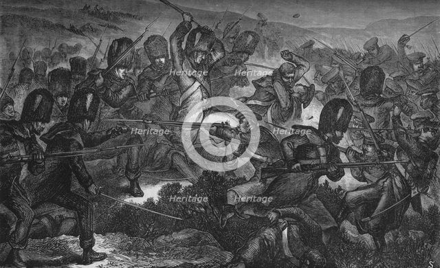 'Charge of the Guards at Inkerman', c1880. Artist: Unknown.
