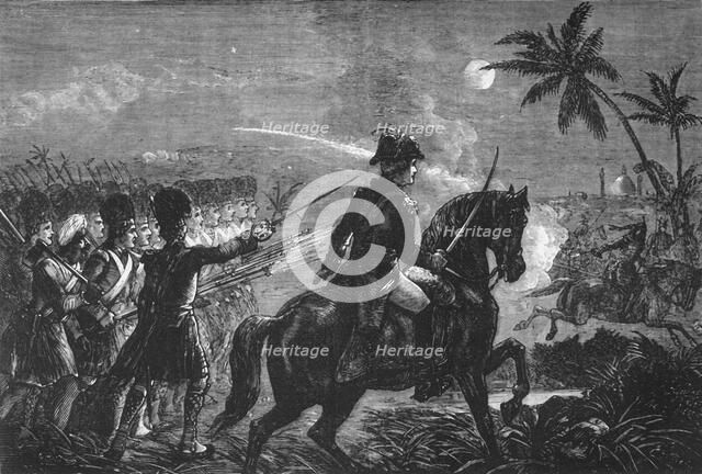 'Charge of the Highlanders at Seringapatam', c1891. Creator: James Grant.