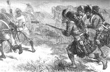 Charge of the Highlanders c1880. Artist: C.R.