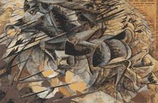 Charge of the lancers (Carica di lancieri), 1915-1916. Creator: Boccioni, Umberto (1882-1916)