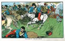 Charge of the Light Brigade at Balaclava, Crimean War, 25 October, 1854 (early 20th century)