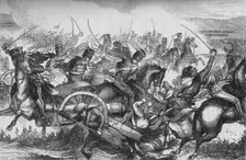 Charge of the Light Cavalry at Balaclava c1880. Artist: T.S.S