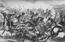 Charge of the Light Cavalry at Balaclava c1880. Artist: T.S.S