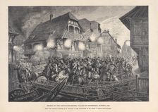 Charge of the Ninth Cuirassiers, Village of Morsbronn, August 6, 1870, 1874-1900. Creators: Georges Léon Alfred Perrichon, Georges Massias