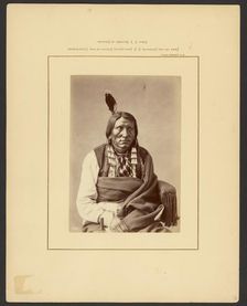 Charge on the Hauk-(Brulé Dakota), 1870-1879. Creator: William H. Jackson