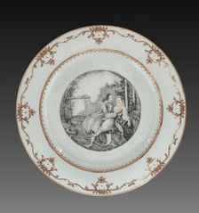 Charger, c. 1750. Creator: Unknown