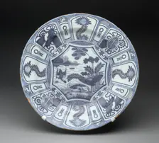 Charger, Delft, c. 1690/1700. Creator: Delftware