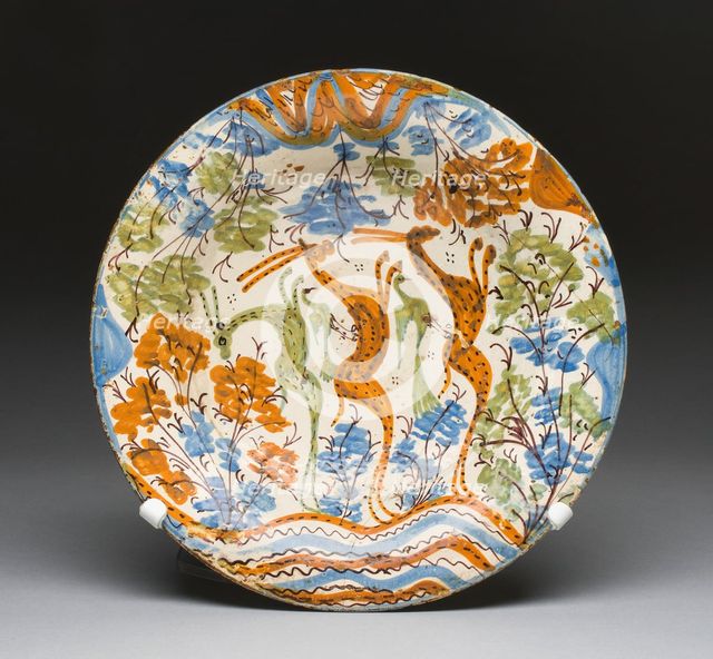Charger, Seville, Late 17th century. Creator: Unknown.