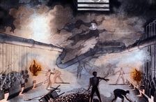 Charging retorts at the Gas Light Establishment, Brick Lane, London, 1822. Artist: Colin Mackenzie