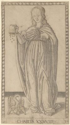 Charita (Charity), c. 1465. Creator: Master of the E-Series Tarocchi