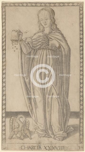 Charita (Charity), c. 1465. Creator: Master of the E-Series Tarocchi.