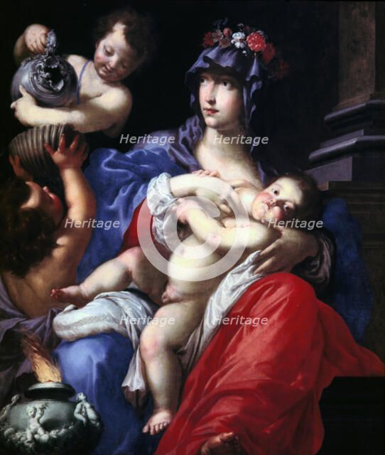 'Charity', 17th century. Artist: Cesare Dandini