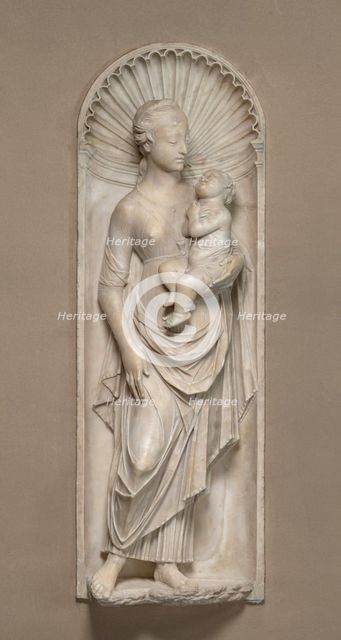 Charity, 1475/1480. Creator: Mino da Fiesole.