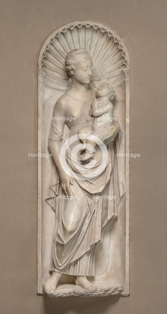 Charity, 1475/1480. Creator: Mino da Fiesole.