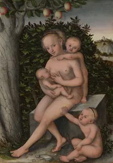 Charity, 1540. Creator: Lucas Cranach the Younger