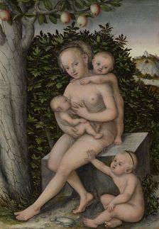 Charity, 1540. Creator: Lucas Cranach the Younger
