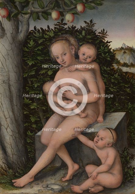 Charity, 1540. Creator: Lucas Cranach the Younger.