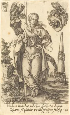 Charity, 1552. Creator: Heinrich Aldegrever