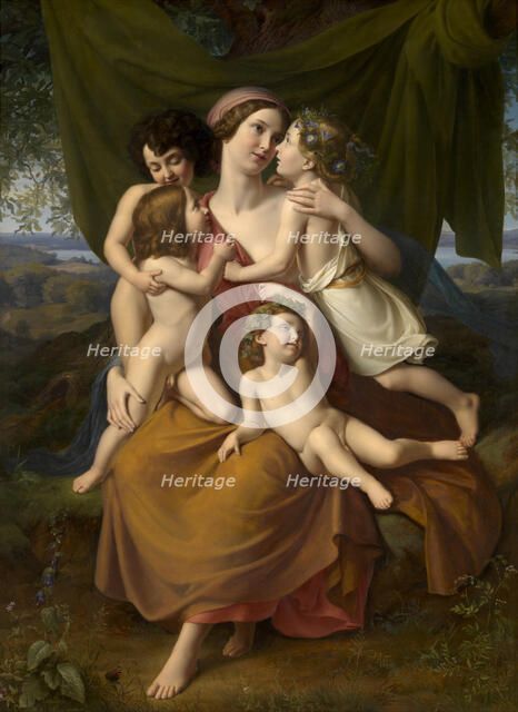 Charity, 1828. Creator: Wilhelm Schadow.