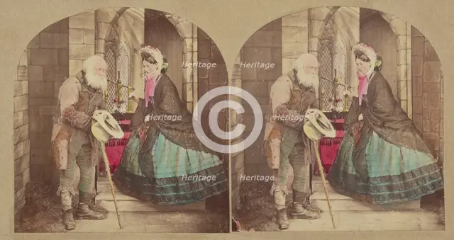 Charity., about 1860. Creator: Paul Emile Chappuis.