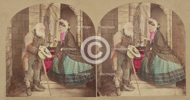 Charity., about 1860. Creator: Paul Emile Chappuis.