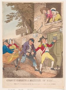 Charity Covereth a Multitude of Sins, November 27, 1781., November 27, 1781. Creator: Thomas Rowlandson