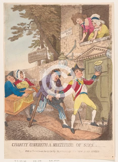 Charity Covereth a Multitude of Sins, November 27, 1781., November 27, 1781. Creator: Thomas Rowlandson.