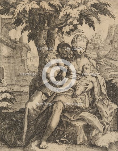 Charity. Creator: Goltzius School.