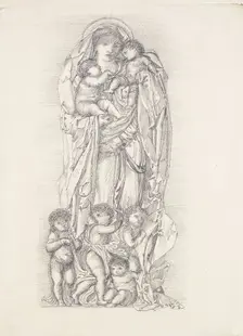 Charity - Figure Study, 1867. Creator: Sir Edward Coley Burne-Jones