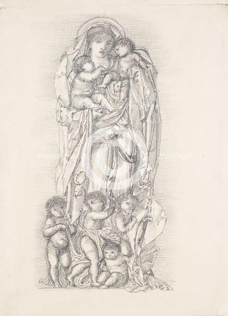 Charity - Figure Study, 1867. Creator: Sir Edward Coley Burne-Jones.