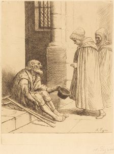 Charity (La charite). Creator: Alphonse Legros