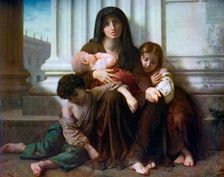 Charity or The Indigent Family 1865, (1912).Artist: William-Adolphe Bouguereau