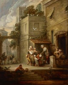 Charity Relieving Distress, about 1784. Creator: Gainsborough Dupont