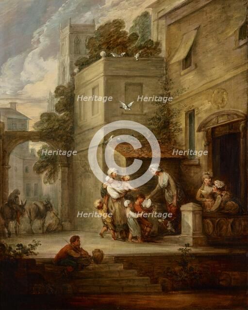 Charity Relieving Distress, about 1784. Creator: Gainsborough Dupont.