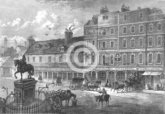 Charing Cross, 1750 (1897). Artists: Cassell & Co, Unknown.