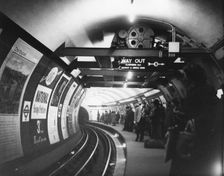 Charing Cross underground station, London, 1950s. Creator: Arthur Charles Kirby Ware