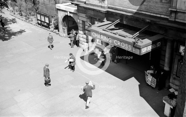 Charing Cross Underground Station, London, c1945-c1965. Artist: SW Rawlings