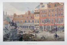 Charing Cross, Westminster, London, 1807. Artist: George Shepherd